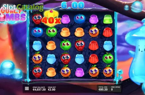 Οθόνη9. Bouncy Bombs Κουλοχέρης