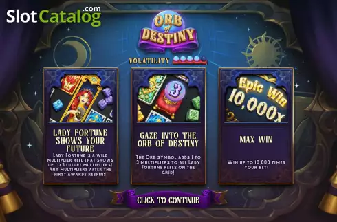 Οθόνη2. Orb of Destiny Κουλοχέρης 