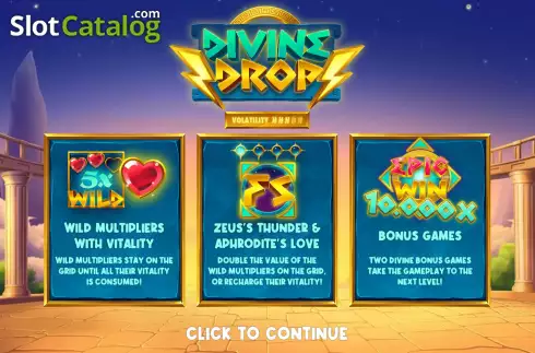 Οθόνη2. Divine Drop Κουλοχέρης