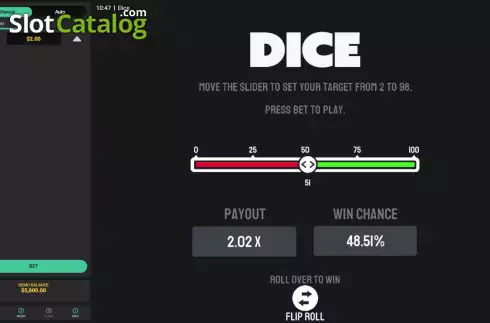 Οθόνη2. Dice Dare2Win Κουλοχέρης