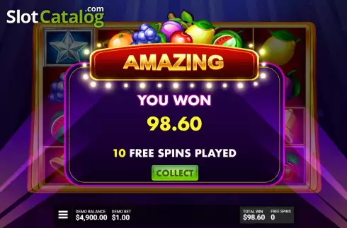 Οθόνη3. Lucky Multifruit Κουλοχέρης