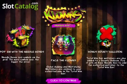 Οθόνη2. Klowns Κουλοχέρης