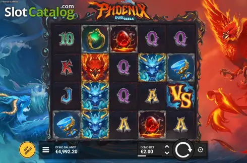 Οθόνη1. Phoenix DuelReels Κουλοχέρης