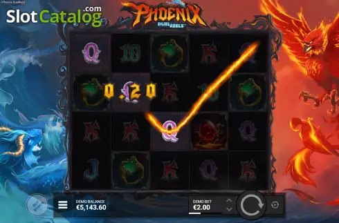 Οθόνη3. Phoenix DuelReels Κουλοχέρης