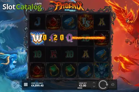 Οθόνη4. Phoenix DuelReels Κουλοχέρης