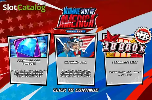 Οθόνη2. Ultimate Slot of America Κουλοχέρης