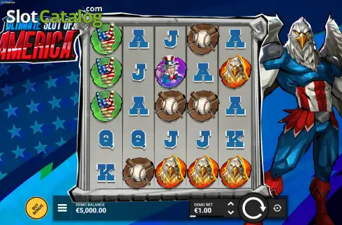 Οθόνη3. Ultimate Slot of America Κουλοχέρης
