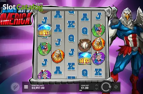 Οθόνη4. Ultimate Slot of America Κουλοχέρης