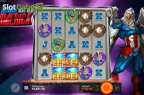 Οθόνη7. Ultimate Slot of America Κουλοχέρης
