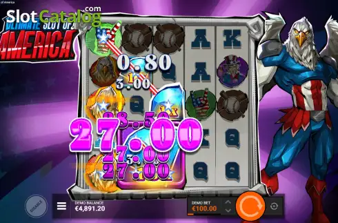 Οθόνη9. Ultimate Slot of America Κουλοχέρης