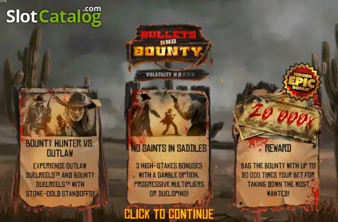 Οθόνη2. Bullets and Bounty Κουλοχέρης