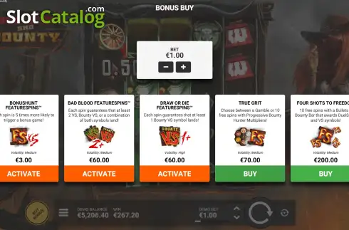 Οθόνη9. Bullets and Bounty Κουλοχέρης