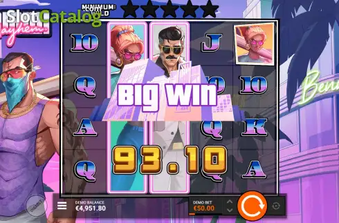 Οθόνη8. Miami Mayhem Κουλοχέρης