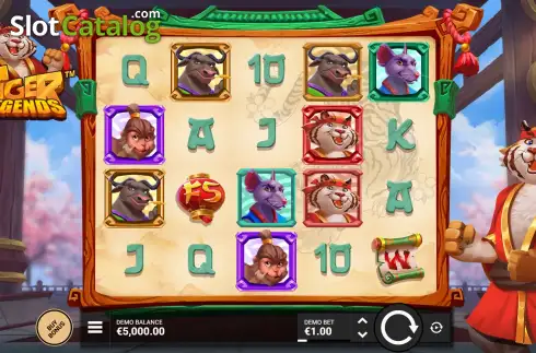 Οθόνη3. Tiger Legends Κουλοχέρης
