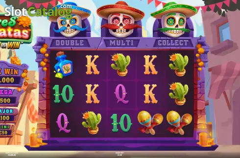 Οθόνη2. Tres Pinatas Hold & Win Κουλοχέρης