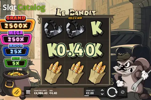 Οθόνη3. Le Bandit Hold & Win Κουλοχέρης