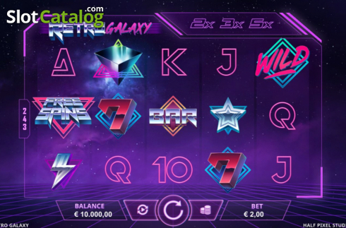 Οθόνη3. Retro Galaxy Κουλοχέρης 