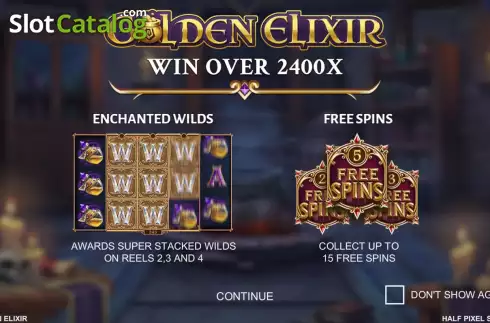 Οθόνη2. Golden Elixir Κουλοχέρης 