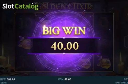 Οθόνη5. Golden Elixir Κουλοχέρης 