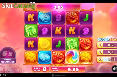 Οθόνη9. Sugar Craze Bonanza Κουλοχέρης 