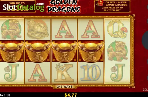Οθόνη4. Golden Dragons (Hammertime) Κουλοχέρης