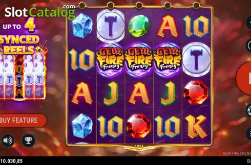 Οθόνη3. Gem Fire Frenzy Κουλοχέρης 