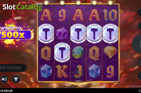 Οθόνη7. Gem Fire Frenzy Κουλοχέρης 