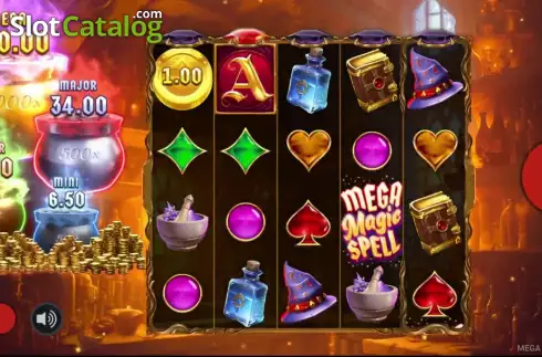 Οθόνη2. Mega Magic Spell Κουλοχέρης 