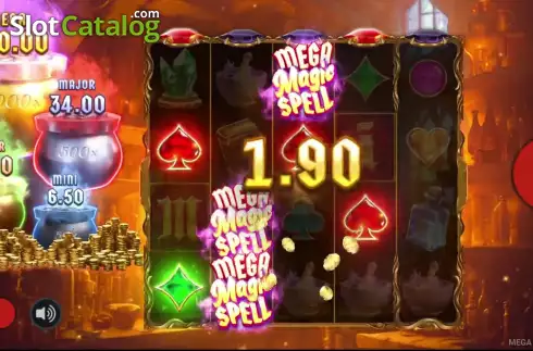 Οθόνη3. Mega Magic Spell Κουλοχέρης 