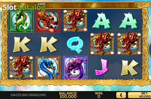 Οθόνη2. Dazzling Dragons Κουλοχέρης