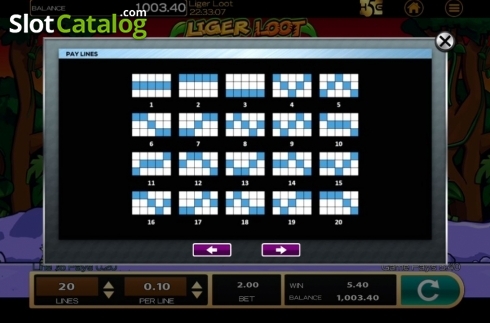 Οθόνη5. Liger Loot Κουλοχέρης 