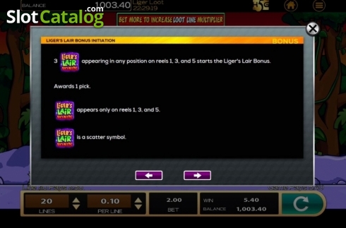 Οθόνη6. Liger Loot Κουλοχέρης 