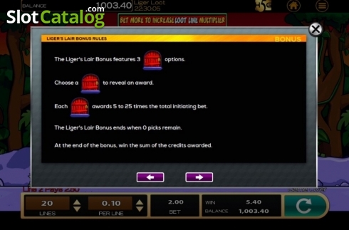 Οθόνη7. Liger Loot Κουλοχέρης 