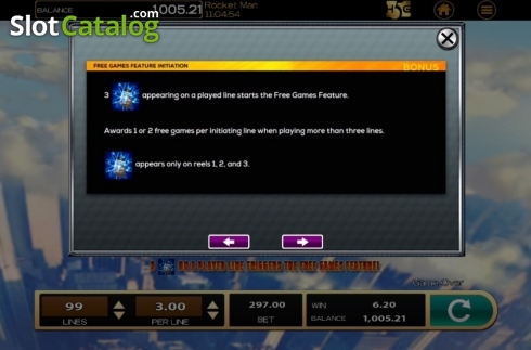 Οθόνη7. Rocket Man (High 5 Games) Κουλοχέρης
