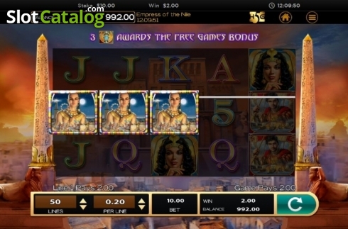 Οθόνη3. Empress of the Nile Κουλοχέρης