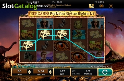 Οθόνη7. Double Dinosaur Deluxe Κουλοχέρης