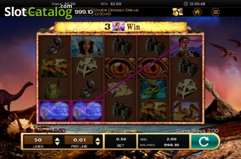 Οθόνη8. Double Dinosaur Deluxe Κουλοχέρης