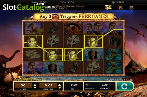 Οθόνη9. Double Dinosaur Deluxe Κουλοχέρης