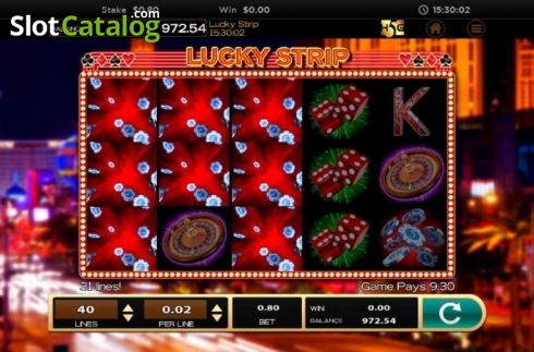 Οθόνη4. Lucky Strip Κουλοχέρης