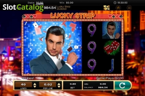 Οθόνη5. Lucky Strip Κουλοχέρης