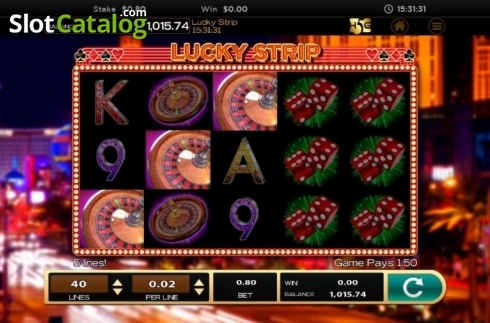 Οθόνη6. Lucky Strip Κουλοχέρης