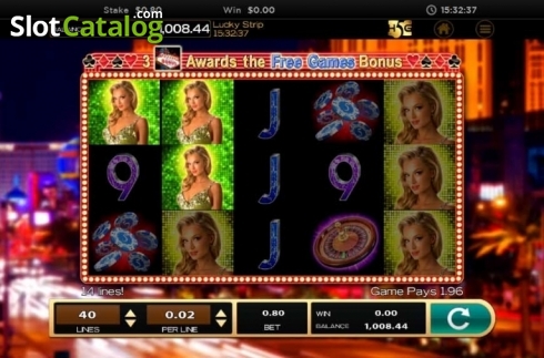 Οθόνη7. Lucky Strip Κουλοχέρης