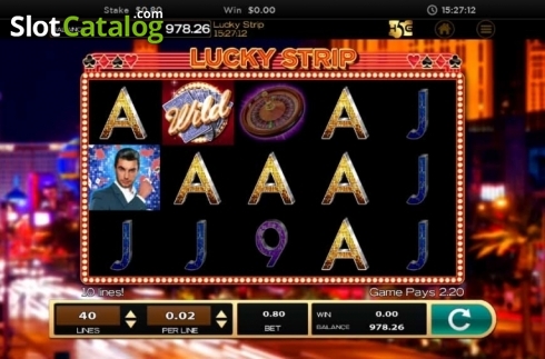 Οθόνη9. Lucky Strip Κουλοχέρης