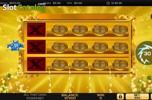 Οθόνη2. All That Cash Power Bet Κουλοχέρης 
