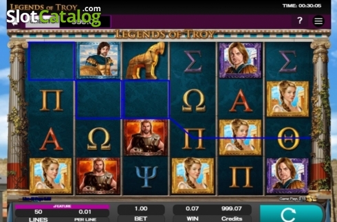 Οθόνη3. Legends of Troy Κουλοχέρης