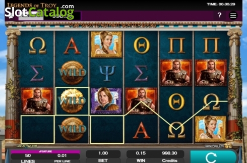 Οθόνη4. Legends of Troy Κουλοχέρης