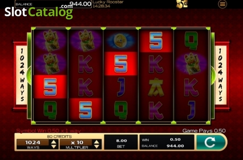 Οθόνη4. Lucky Rooster Κουλοχέρης
