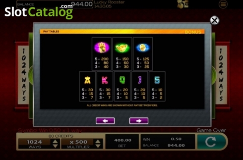 Οθόνη6. Lucky Rooster Κουλοχέρης
