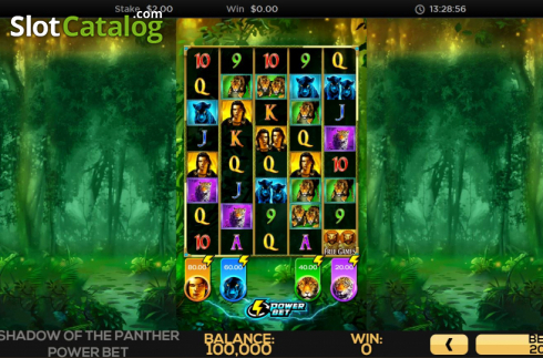Οθόνη2. Shadow of the Panther Power Bet Κουλοχέρης 