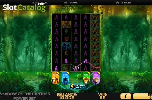 Οθόνη3. Shadow of the Panther Power Bet Κουλοχέρης 
